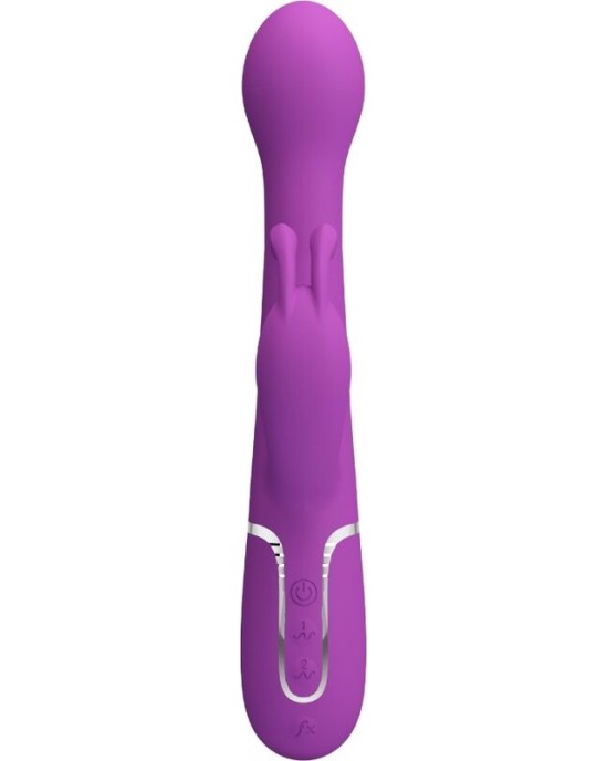 Pretty Love DEJON 3 IN 1 MULTIFUNCTION RABBIT VIBRATOR PURPLE