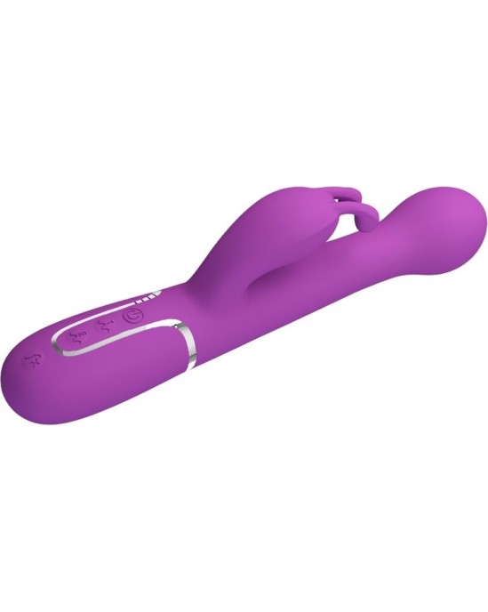 Pretty Love DEJON 3 IN 1 MULTIFUNCTION RABBIT VIBRATOR PURPLE