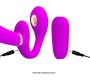 Pretty Love THUNDERBIRD DOUBLE STRAP-ON VIBRATOR REMOTE CONTROL PURPLE