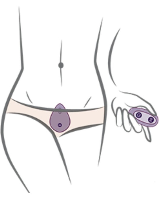 Rocks-Off ROCKS- OFF - KNICKERBOCKER GLORY VIBRATOR DISCREET PANTY PINK