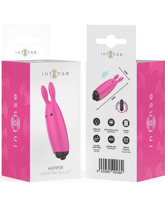 Intense Fun INTENSE - HOPPER PINK VIBRATING BULLET 8.3 X 2.4 CM