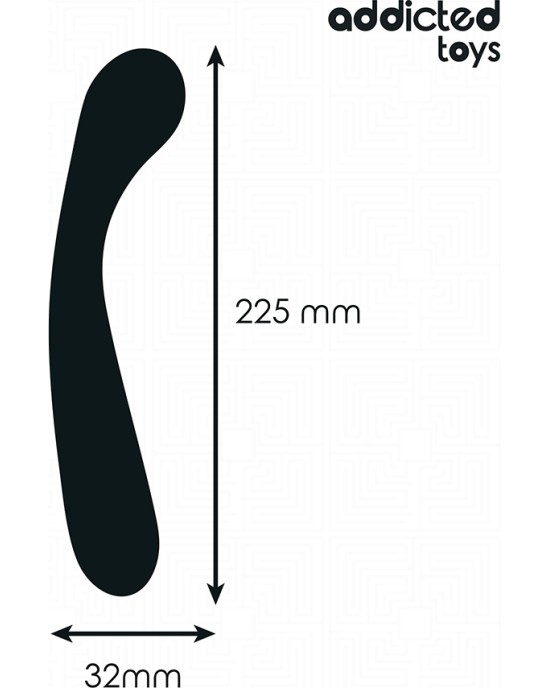 Addicted Toys DOUBLE ANAL MASSAGER SILICONE 22.5 CM