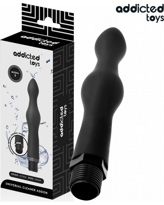 Addicted Toys ANAL CLEANER WITH UNIVERSAL ADAPTER MODEL 3