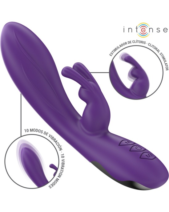 Intense Fun INTENSE - RANDALL RABBIT VIBRATOR 10 VIBRATIONS PURPLE