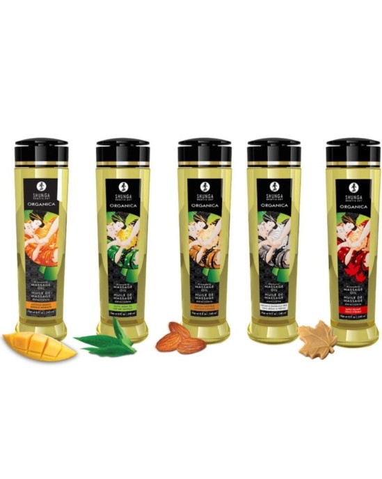 Shunga Oils SHUNGA - ORGANIC MASSAGE OIL MANGO 240 ML