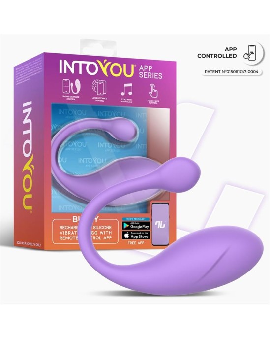 Intoyou App Series Bulby Egg Vibrator with App Lavander
