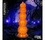 Legend Pumpkron Ķirbja formas šķidrais silikona dildo 19,7 cm