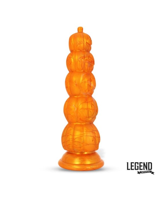 Legend Pumpkron Ķirbja formas šķidrais silikona dildo 19,7 cm