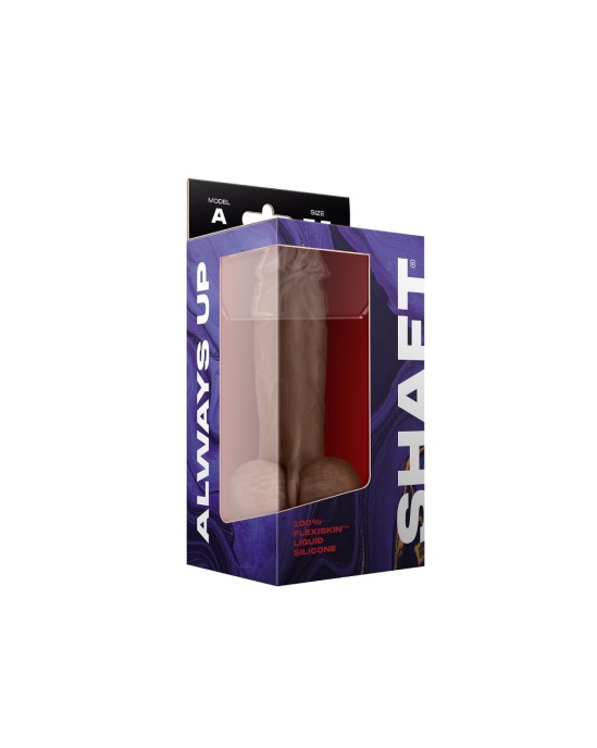 Shaft MODELIS A 7,5 ŠĶIDRĀ SILIKONA DILDO AR SĒKLINIEKIEM — OZOLS