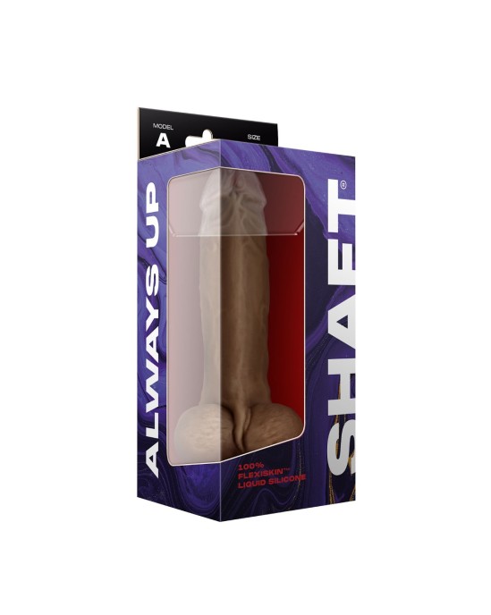 Shaft МОДЕЛЬ A 9,5 ДОНГ ЖИДКОГО СИЛИКОНА С ШАРИКАМИ - ДУБ